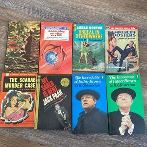 8 collectors books. Copyright from 1938-1968.